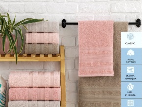 VLK EL YÜZ VE BANYO HAVLUSU