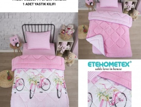 WELSOFT DESENLİ TEK KİŞİLİK YORGAN 