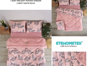 WELSOFT DESENLİ ÇİFT KİŞİLİK YORGAN