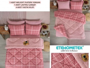 WELSOFT DESENLİ ÇİFT KİŞİLİK UYKU SETİ