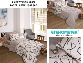 WELSOFT DESENLİ TEK KİŞİLİK UYKU SETİ