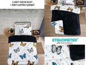 WELSOFT DESENLİ TEK KİŞİLİK UYKU SETİ