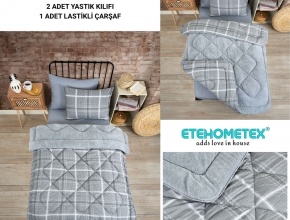 WELSOFT DESENLİ TEK KİŞİLİK UYKU SETİ